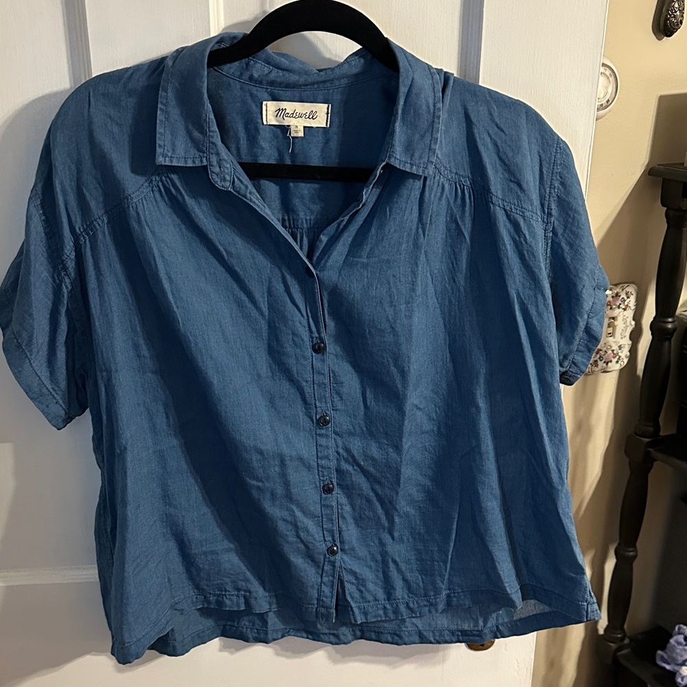 Madewell indigo top